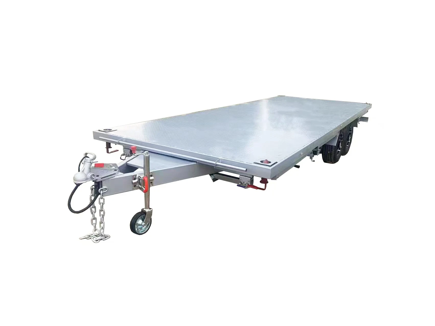2 Axle 20Ft Or 40Ft Trailer Container Flatbed Truck Trailer