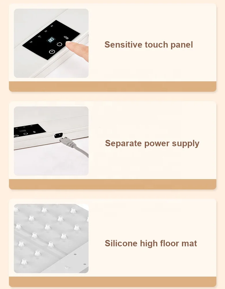 Household Smart Food Warming Plate Roll Up Folding Hot Cutting Board Warm Insulation Board Kitchen Heating Food Warmer