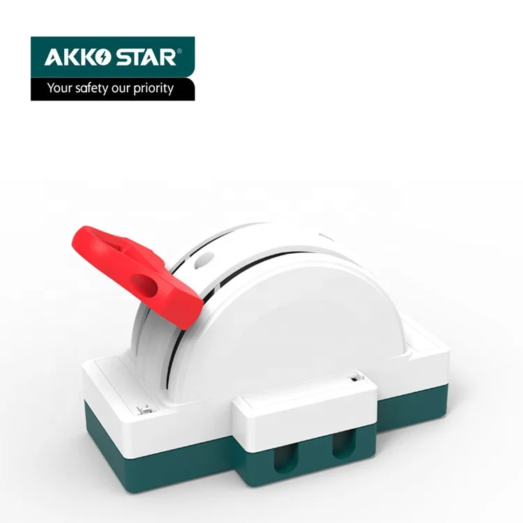  Akkostar safety 2P 32A медный Электрический переключатель ножа с лезвием двойным
