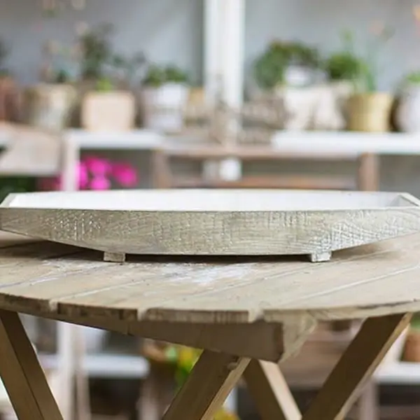 
solid wood boat shape wooden garden planter flower pot 