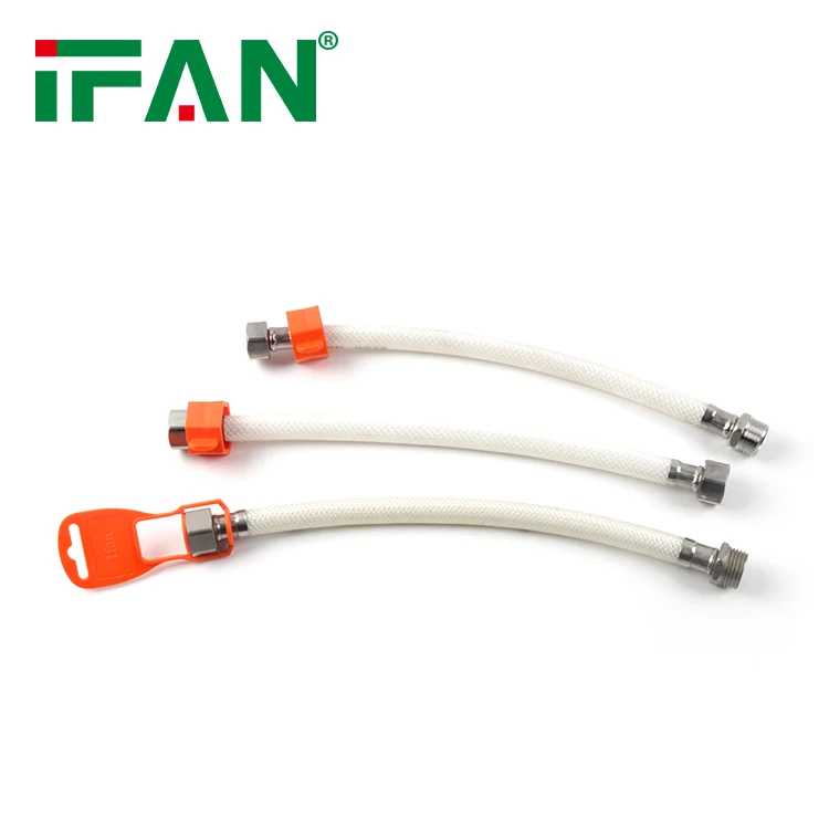 IFAN Brass Core Cap Nylon Braided Hose Flexible Hose Water Nylon Flexible Hose