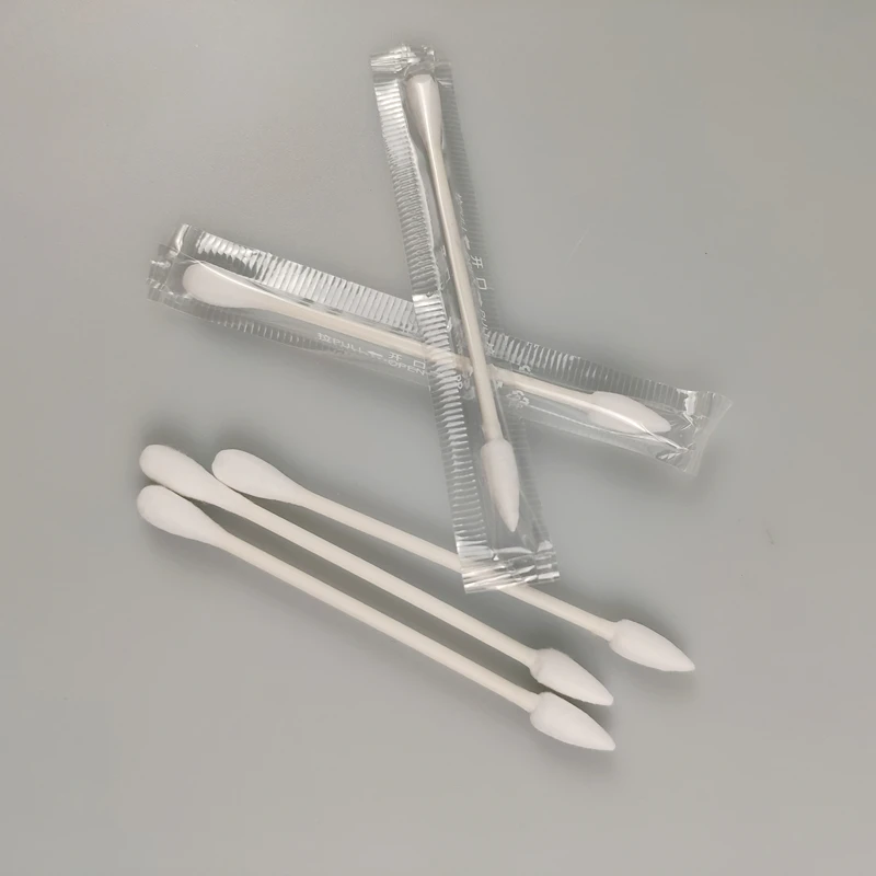 Individual Packaged Tip Head Makeup Remover Cotton Buds Swab