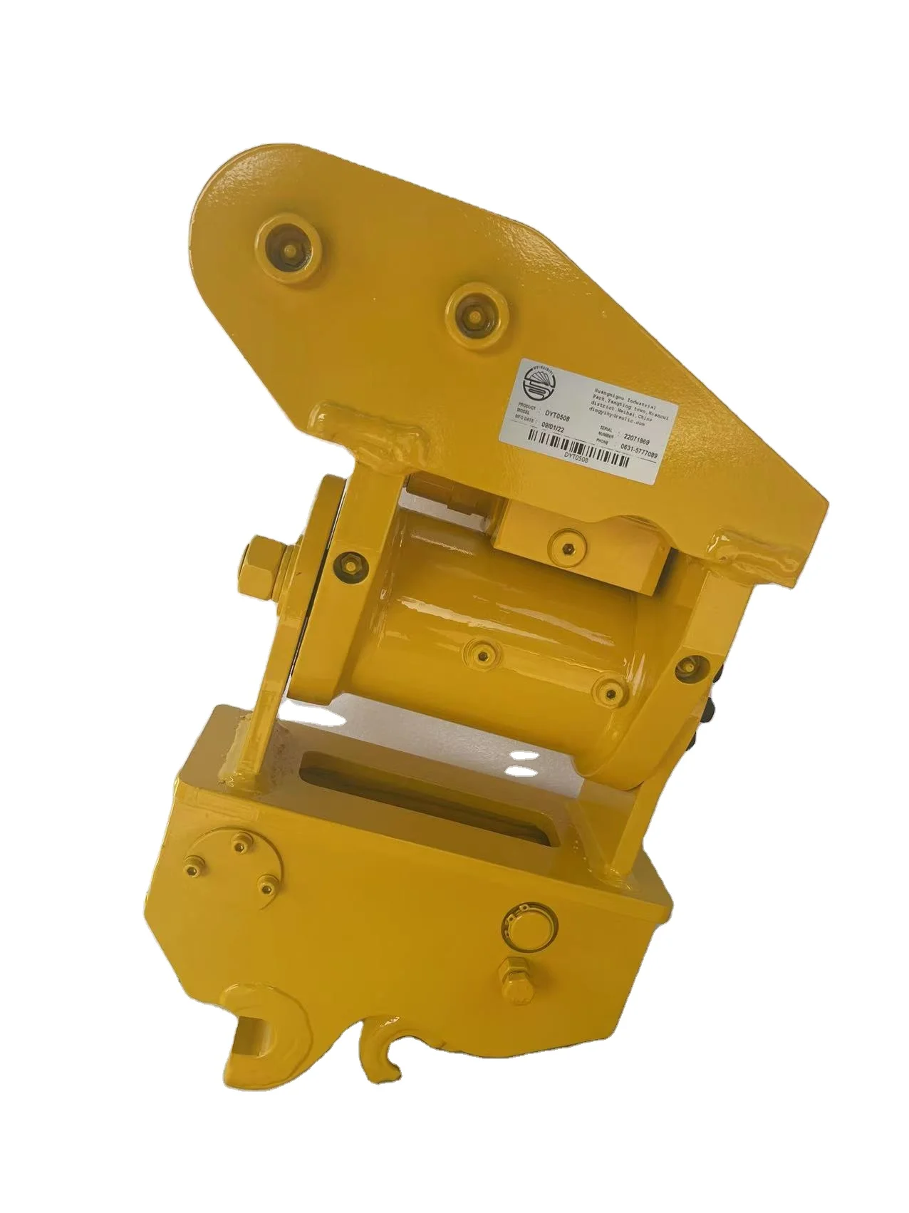 Strong and safe Excavator quick hitch coupler