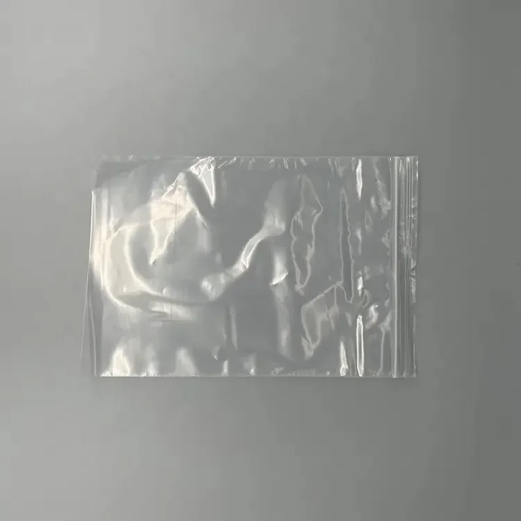 Eco Friendly  Custom Design Non Woven Bags Clear Plastic Carrier Bags Resealable Packing Plastic Flat Bags