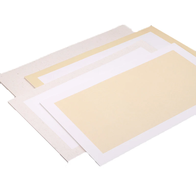Chinese Calligraphy Sets Raw Xuan Rice Paper, 100 Sheets, 13.8 X 27.2 Inch ( 35 X 69 cm ) Grids / Sheet