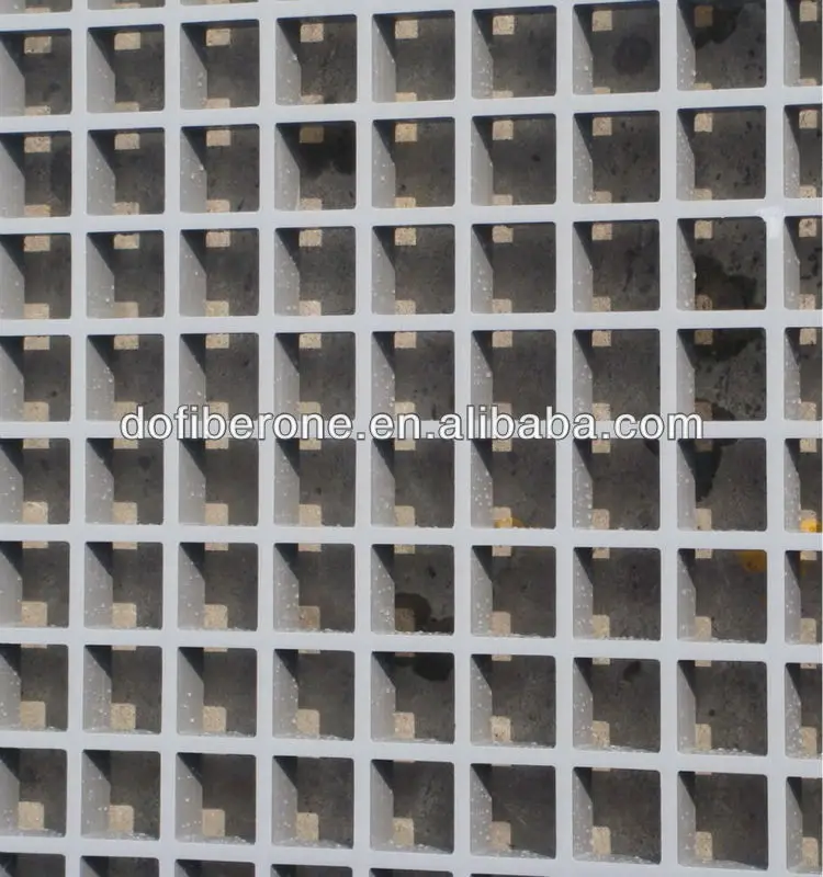 FRP Пултрузионный Стеклопластик Решетки 25-30-38-50mm T