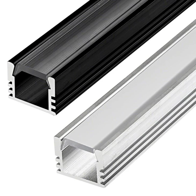 50mm Aluminium Extrusion Channel For Led Light Strip Square Aluminium Profile Led Recessed