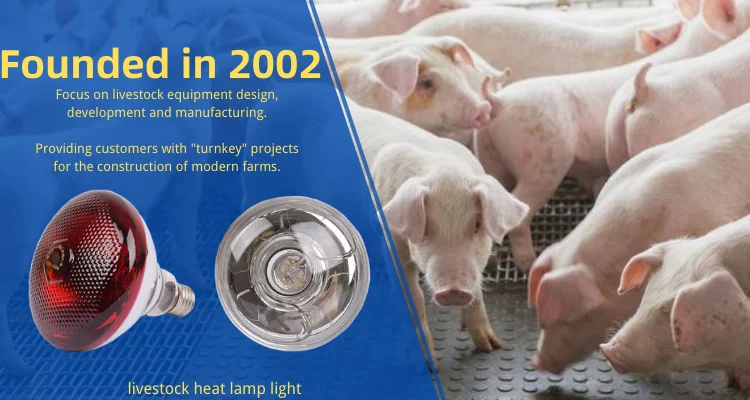 Waterproof Infrared Heating Lamp Pitted Breeding Bulb 100W/150W/200W/250W Pet Brooder Hatch Chicken Pig Infrared Heating Lamp