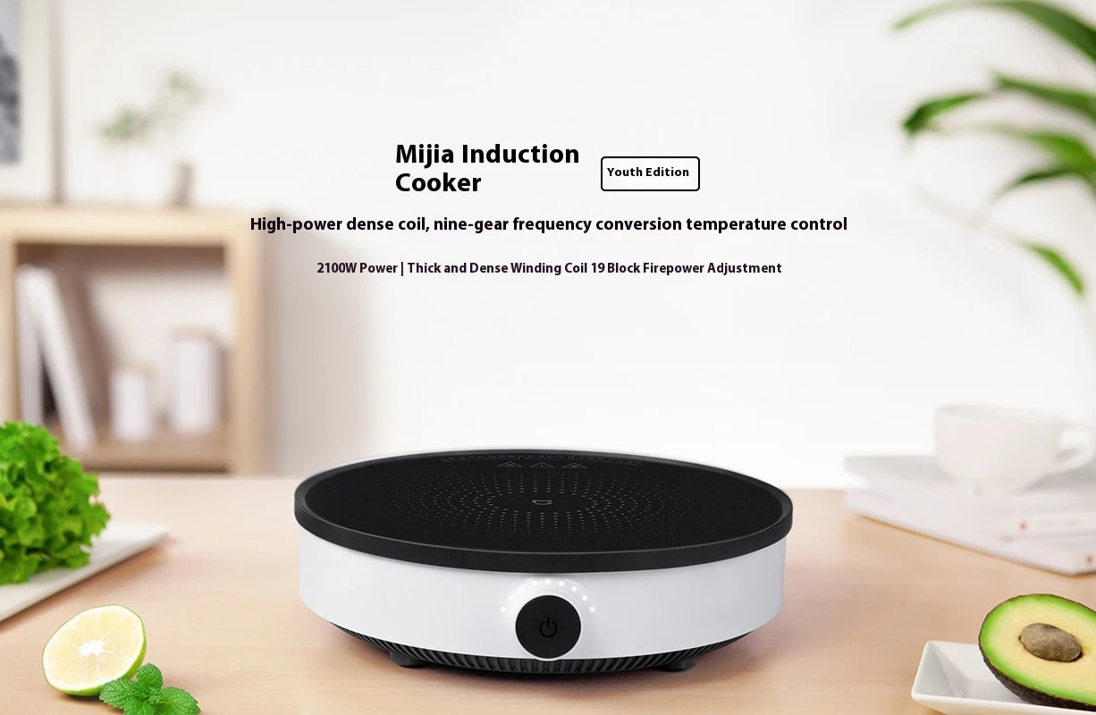 Xiaomihome induction cooker Youth Version White Multifunctional OLED Screen Cooker Induction DCL02CM