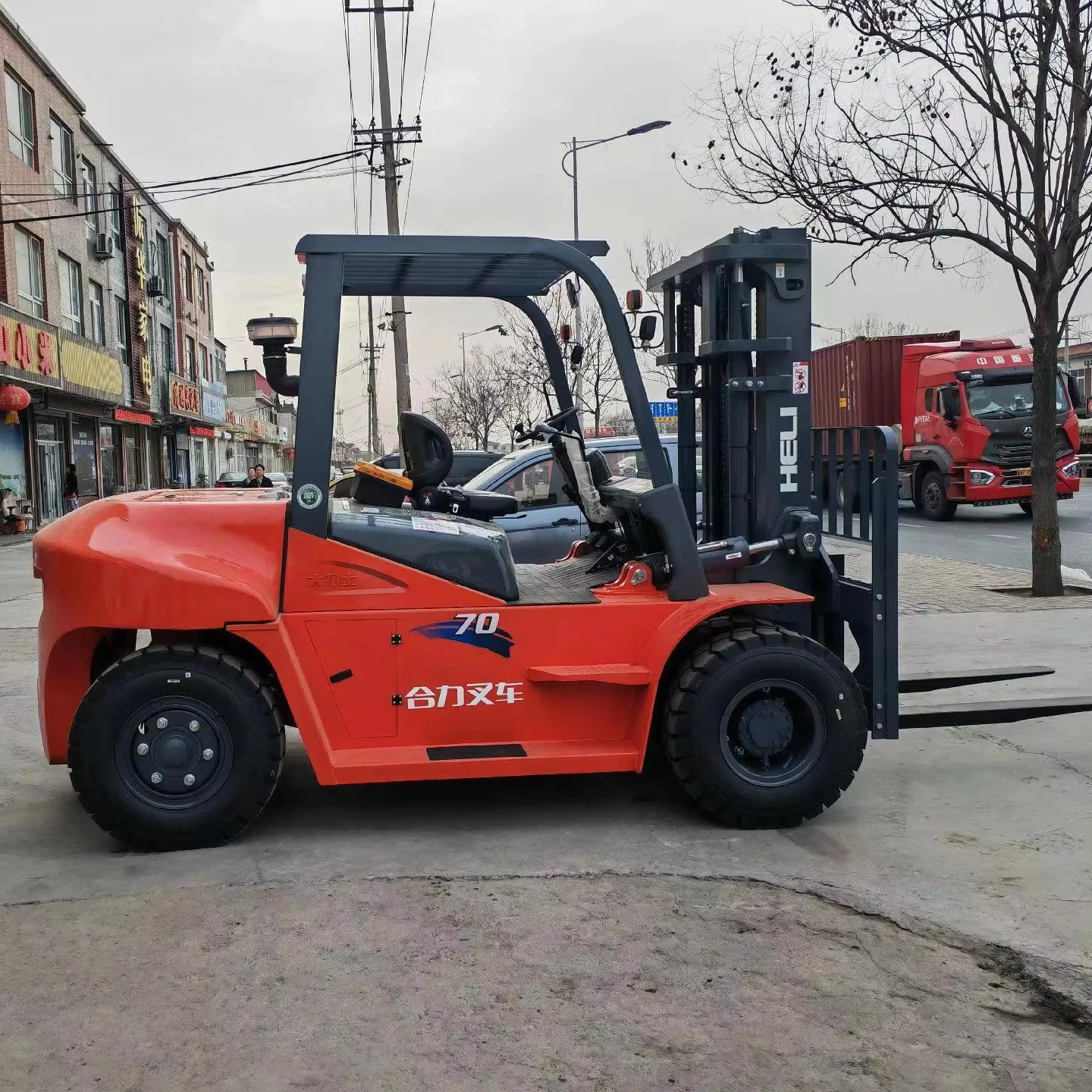 china Anhui heli forklift diesel 5 6 7 8 9 10 tons cheap prices for forklifts tyres solid safer all-terrain forklift