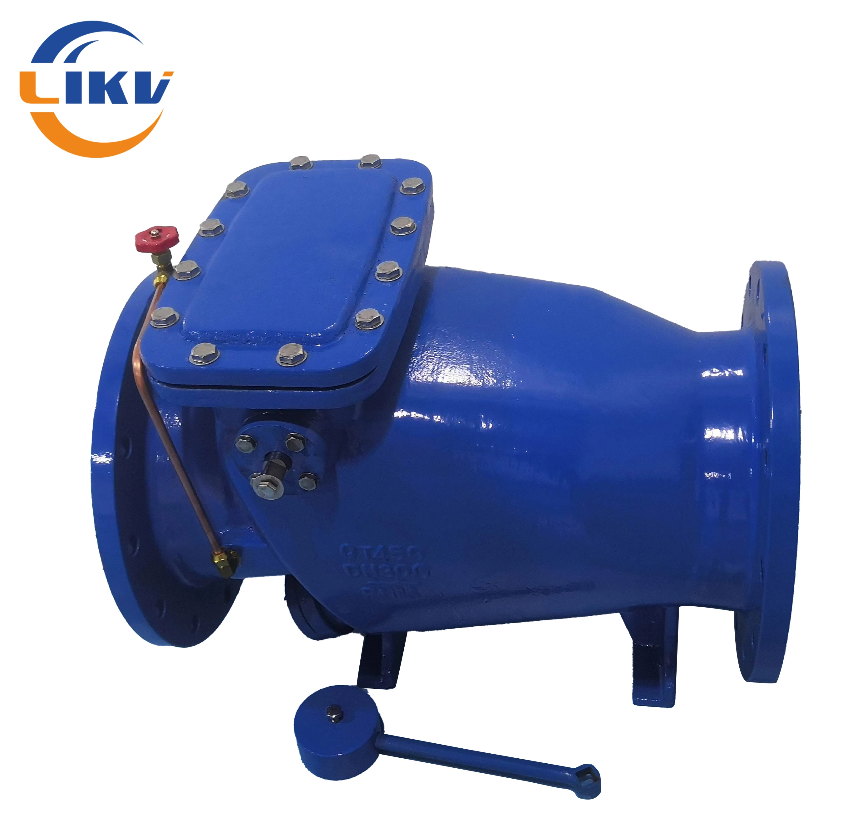 Api Tilting Disc Rubber Lined Micro-Slow Close Check Valve With Counterweight Non-return