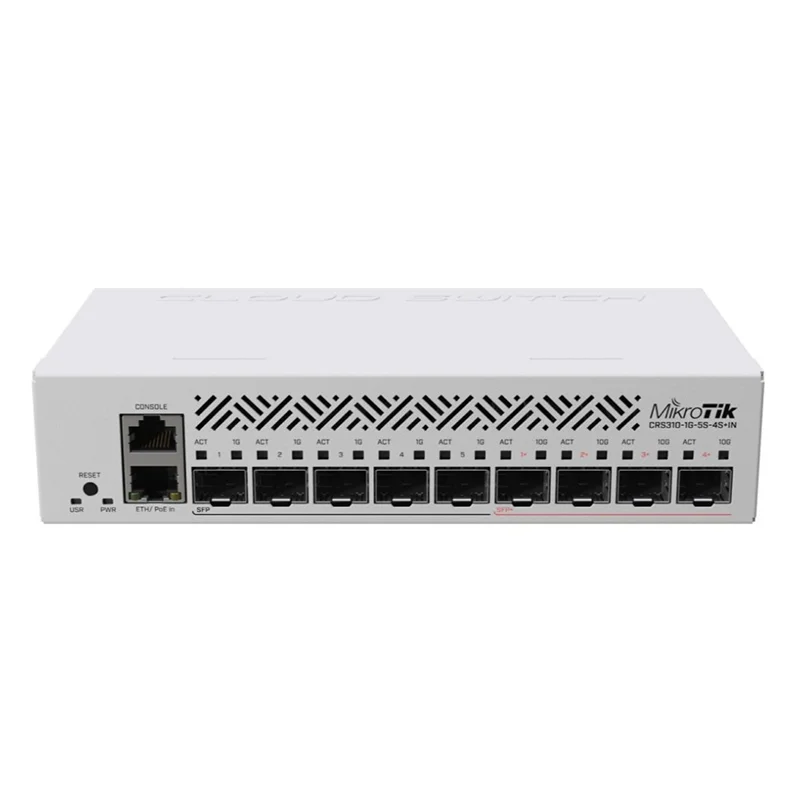 Spot MikroTik CRS310-1G-5S-4S+IN ten trillion Layer 3 NMS 10-port cloud routing switch
