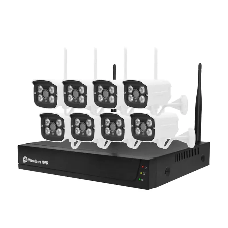 8ch tuya cctv wireless nvr kit with  2mp 3mp 5mp  smart wifi camera