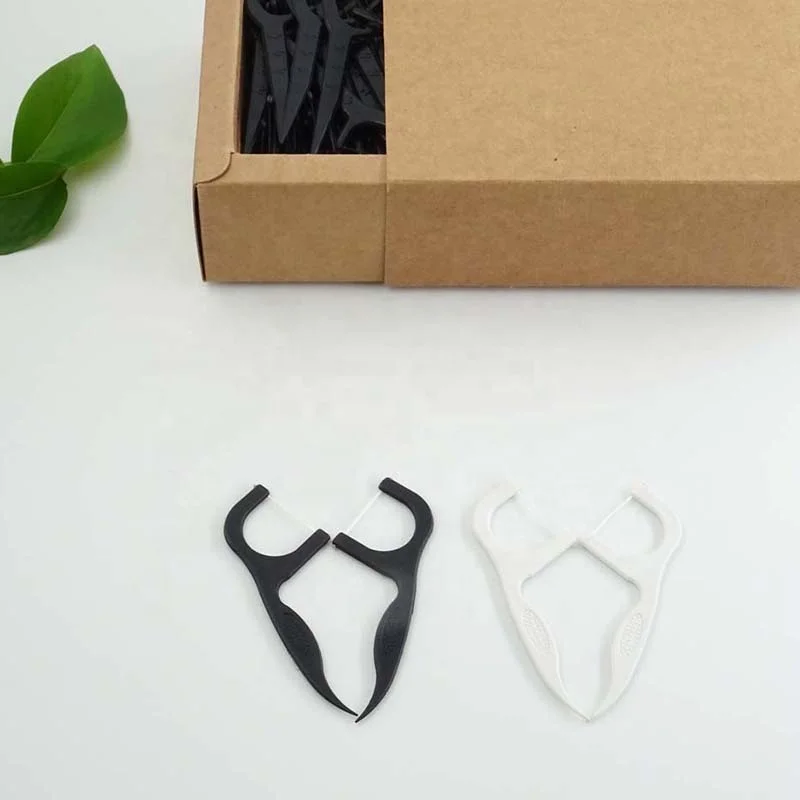 100% Biodegradable OEM corn dental floss toothpick