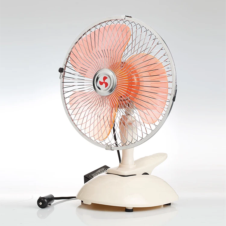 Factory price 12v dc cooling electric fan for car portable mini 24v fan for truck cooling car fan with clip