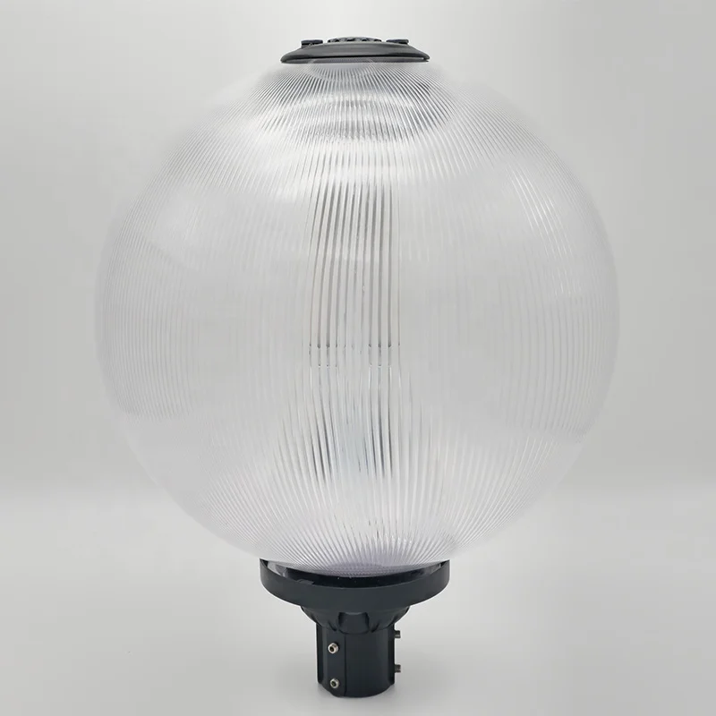 30W 40W LED Pole Top Light Ball Shape Round Landscape Lighting Outdoor Park Pathway PC Material