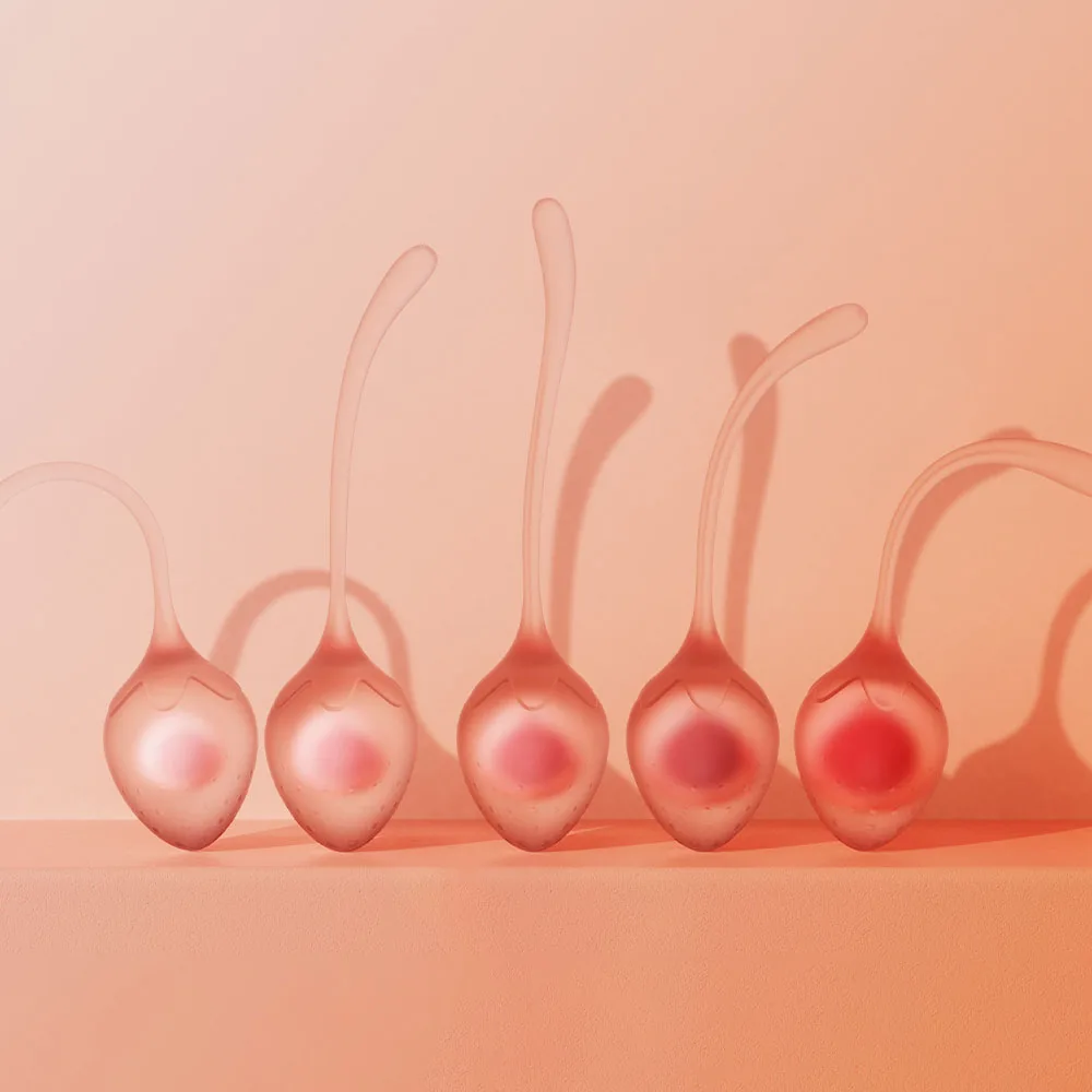 S-hande Cherry liquid silicone ben wa ball Vagina Kegel Exercise Doctor Recommended Pelvic Floor Exercises kegel balls Woman