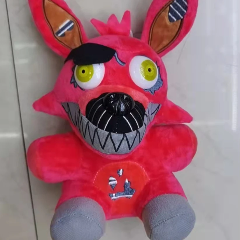 YIWU ALLSHINE Cartoon Stuffed Animal Toys Foxy Springtrap Bonnie Plush Cool Doll Five Night  Freddy Bear  Toys