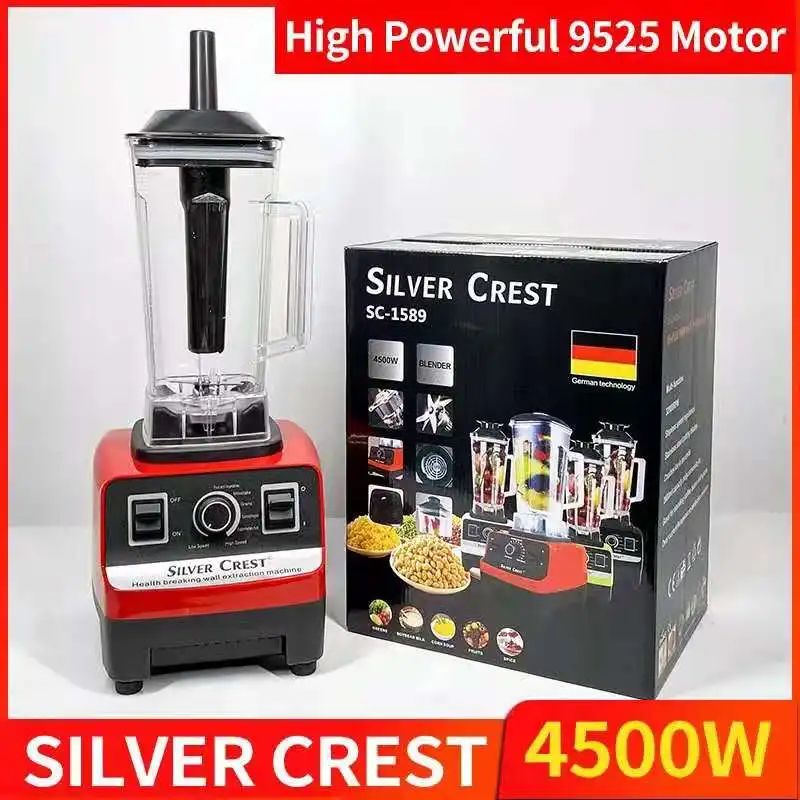  Многофункциональный коммерческий блендер 4500 Вт silver crest для