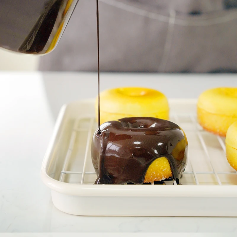 Starck 4 штуки 13 15 дюймов белый цвет прямоугольный антипригарный набор для выпечки с охлаждающей