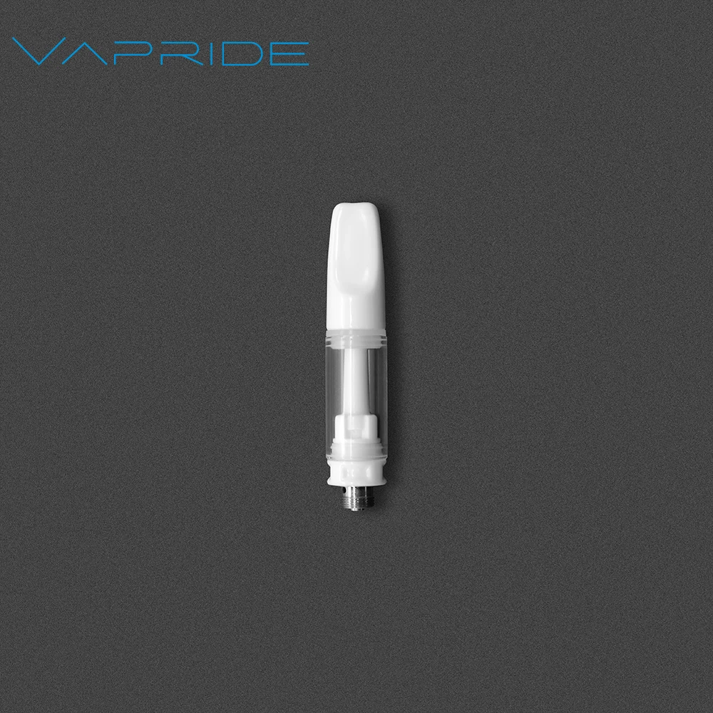High quality 510 vape cartridge 0.8ml glass tank vaporizer 2022 full ceramic vape pod