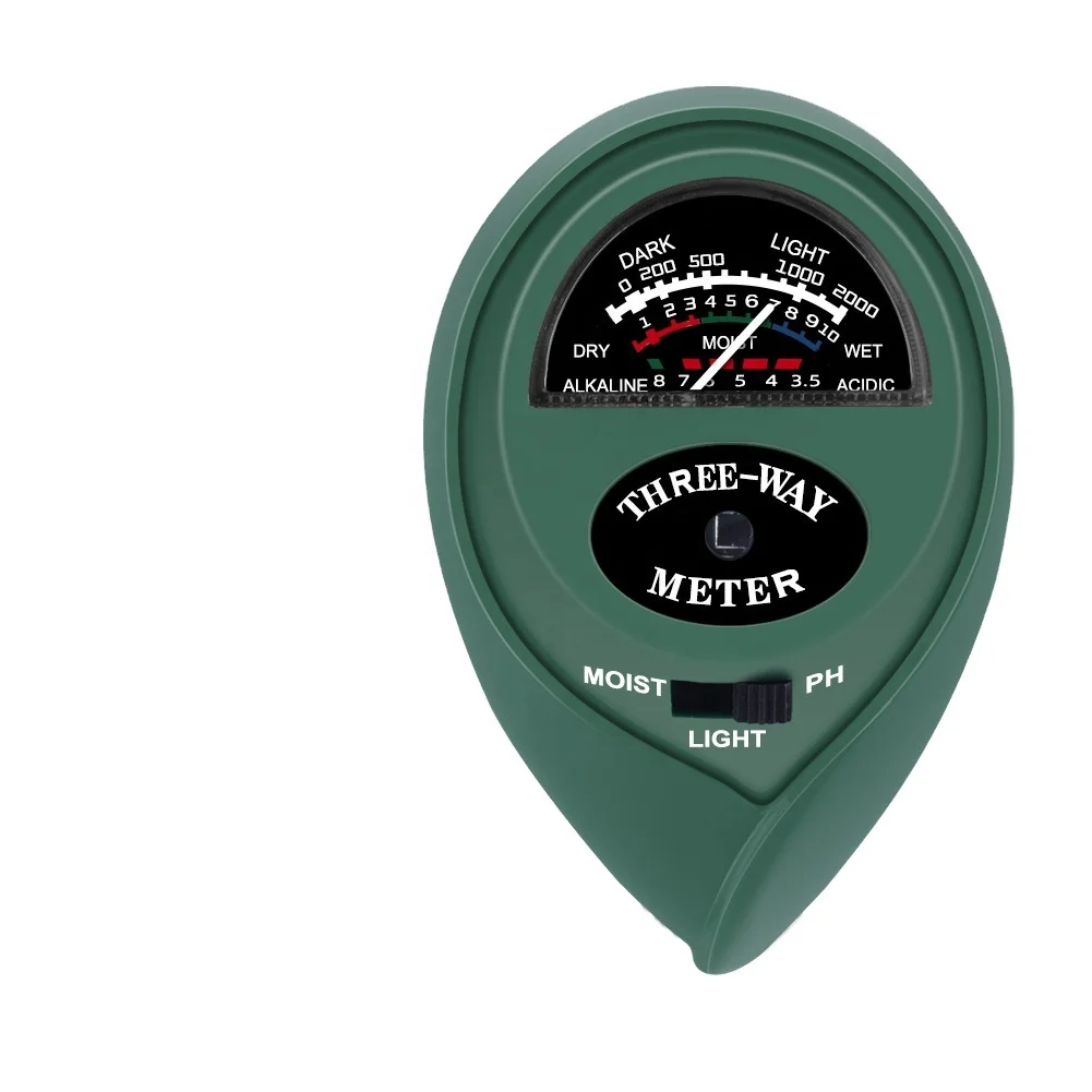 Многофункциональный измеритель почвы Высокоточный садовый почвенный тестер для измерения влажности PH солнечного света