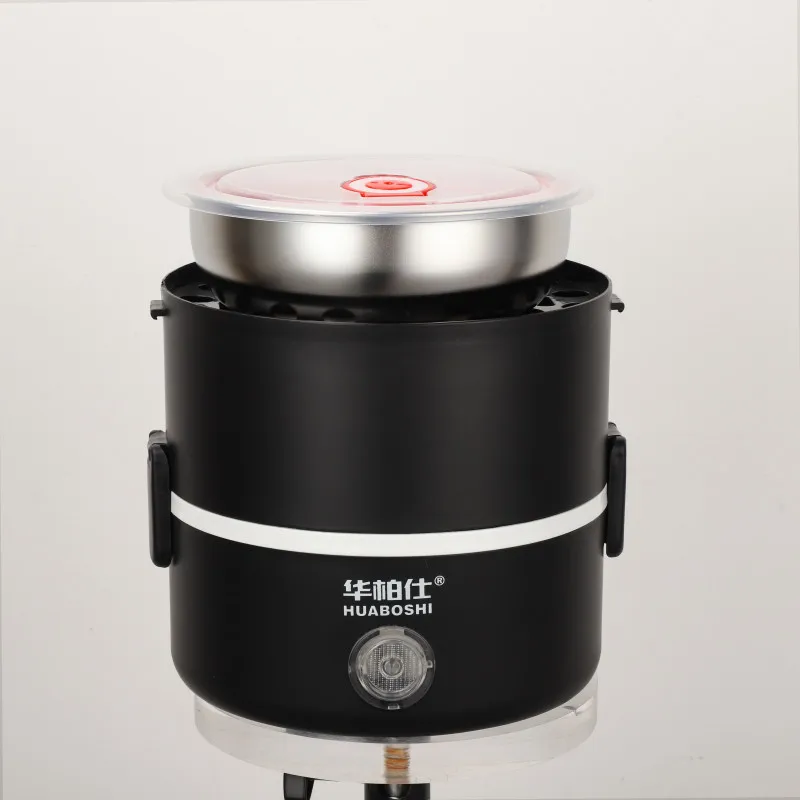 High Quality office use Electric Stainless Steel Portable Heating Food Containers Lunch Box rice egg cooker