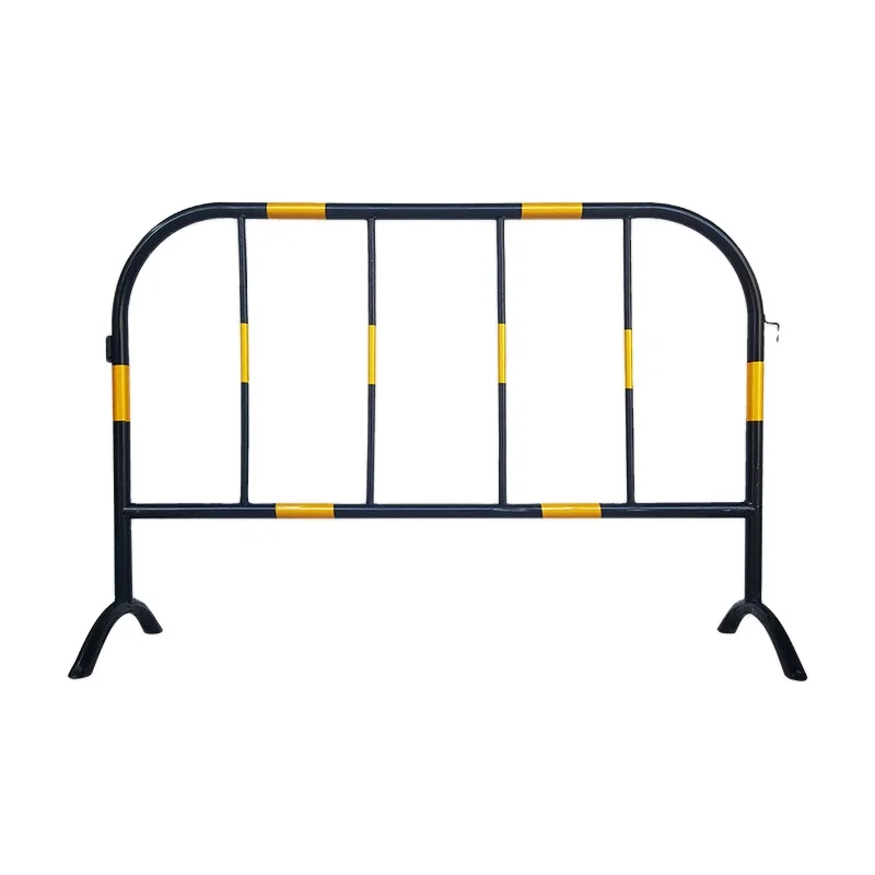2024 Low price Portable Event Temporary Barrier fence tubular road bar barrier site steel crowd control barricade