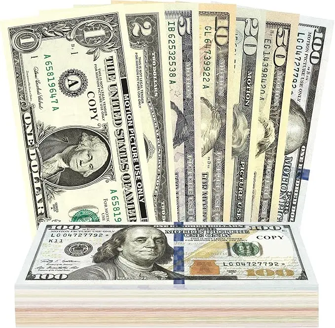 Распродажа долларовые деньги для фильма украшения свадебной вечеринки детей Обучающие розыгрыши обучение и