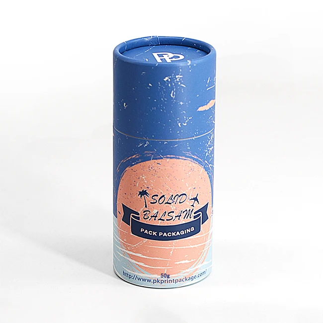 2021 Creative New Design Deodorant Stick Container Twist up Polypropylene Paper Tube Lip Balm packaging