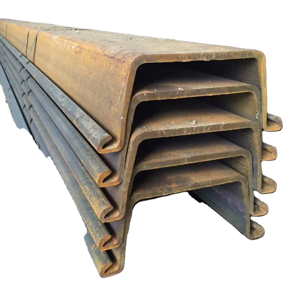Factory Prices 400X125X13mm Type 3Hot Rolled U Type Steel Sheet Pile for Construction of Water Conservancy Projects