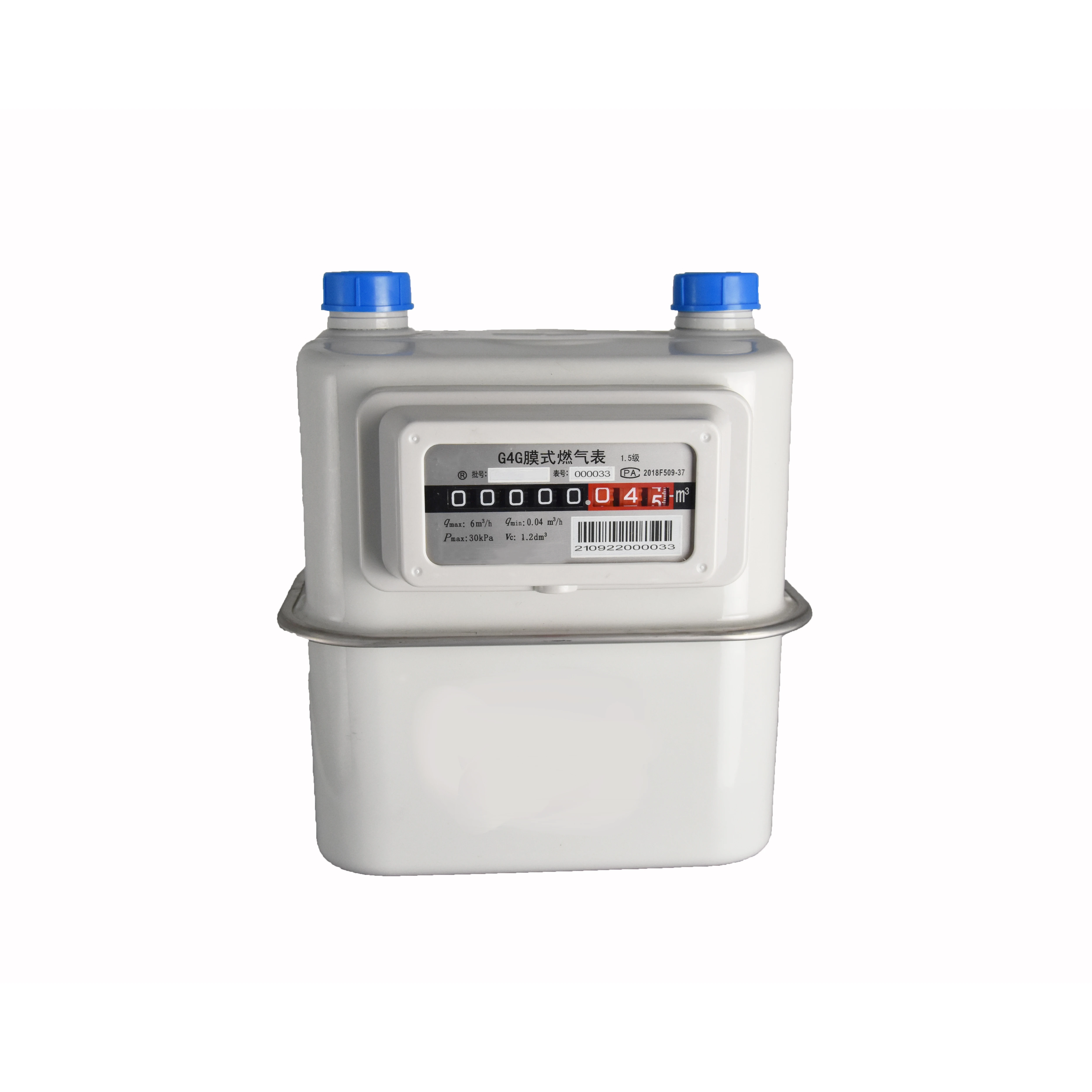 Factory price long service life grey G4G diaphragm gas meter