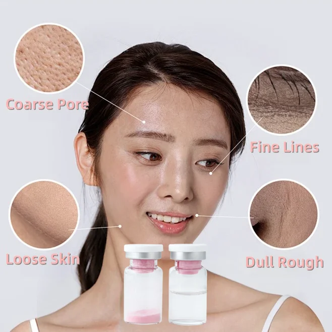 wrinkle treatment sponge spicule bio microneedling hydrolysed collagen firming protein powder pore minimizing vitamine b12 serum
