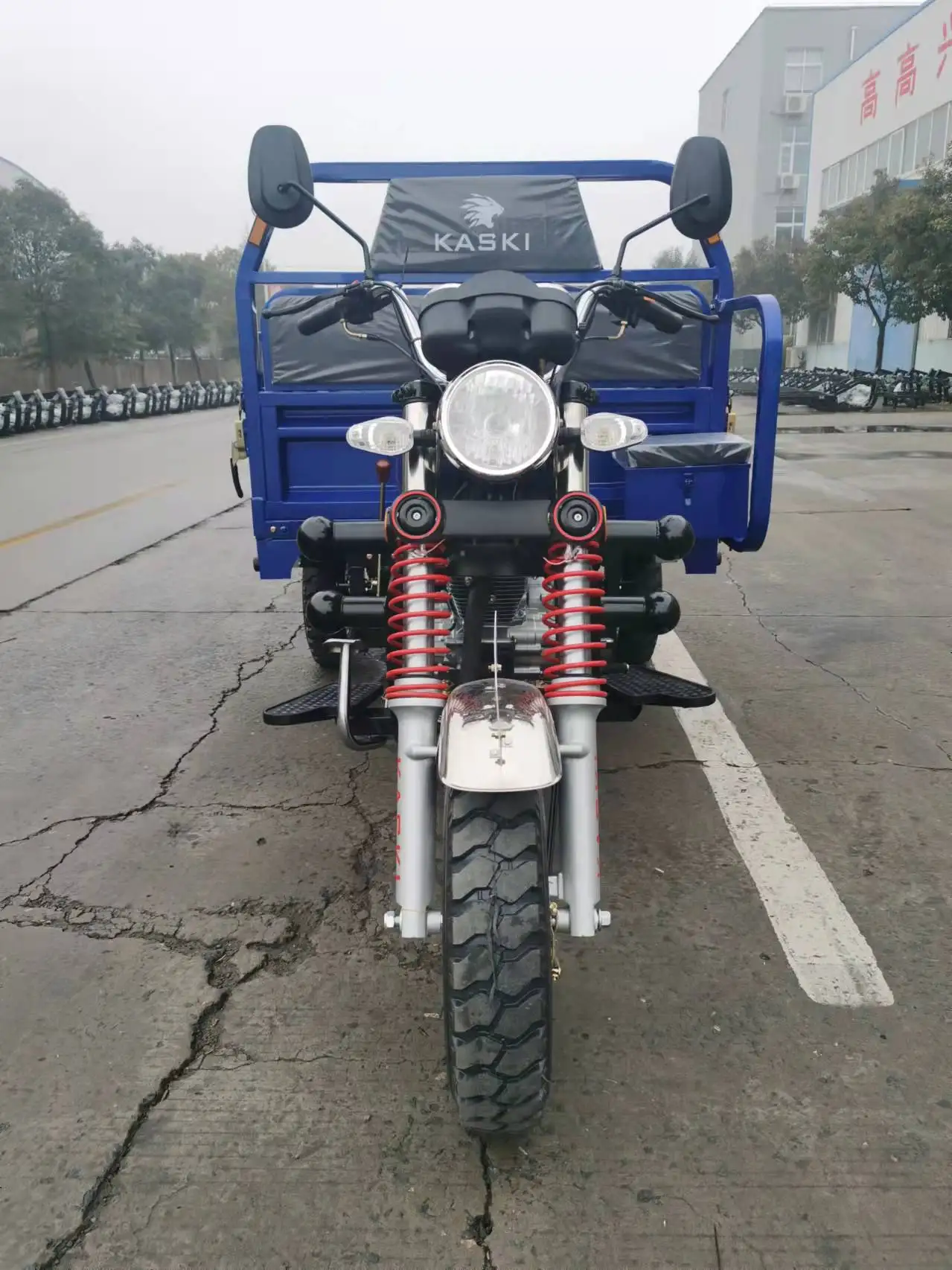 Cost-effective  150cc Motorcycle Tricycle 3 Wheel Cargo for Adult Spring Steel Box Frame Engine Plate Cheap OEM ODM Tricycle
