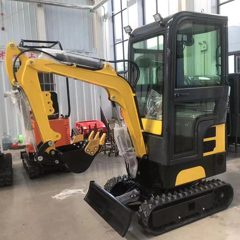 Mini excavator China Shandong Lu Xin manufacturer 1.5 tons 2 tons 3.5 tons mini excavator multifunctional agricultural excavatio