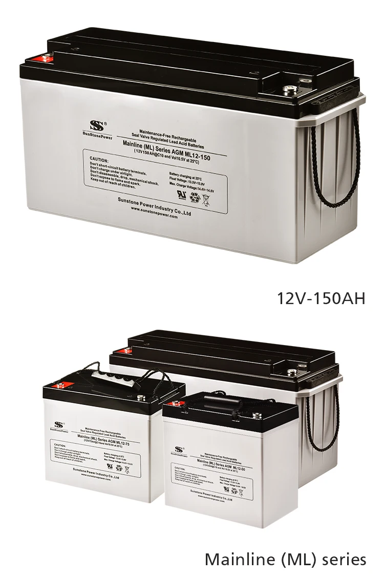 Deep cycle agm battery 12v 100ah 150ah Solar Battery