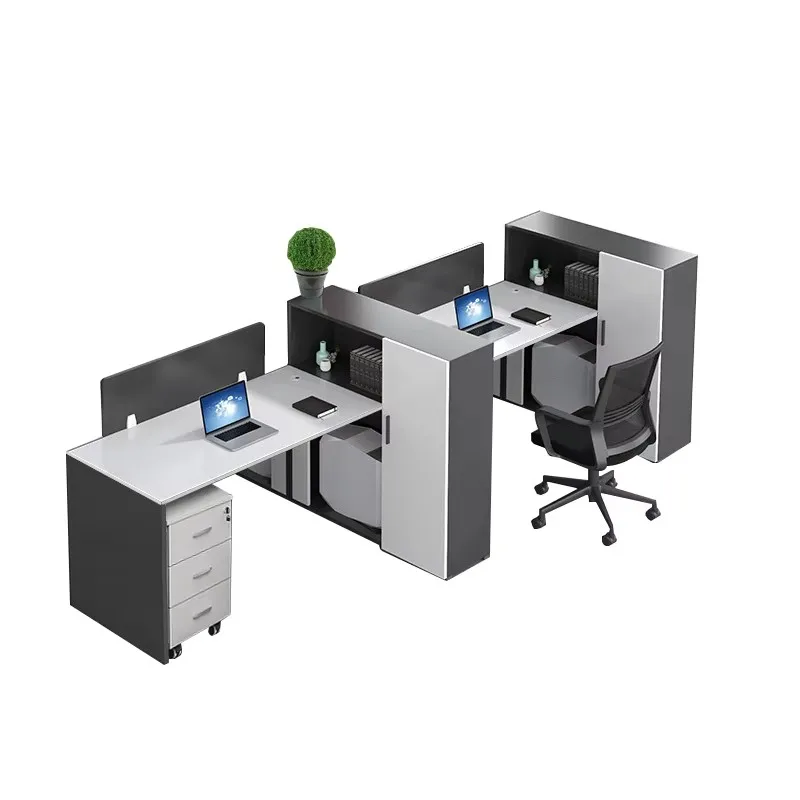 Modern Office Workstations Cubicle Office Furniture Staff Table Modular Workstation Office Desks Workstation With Drawer