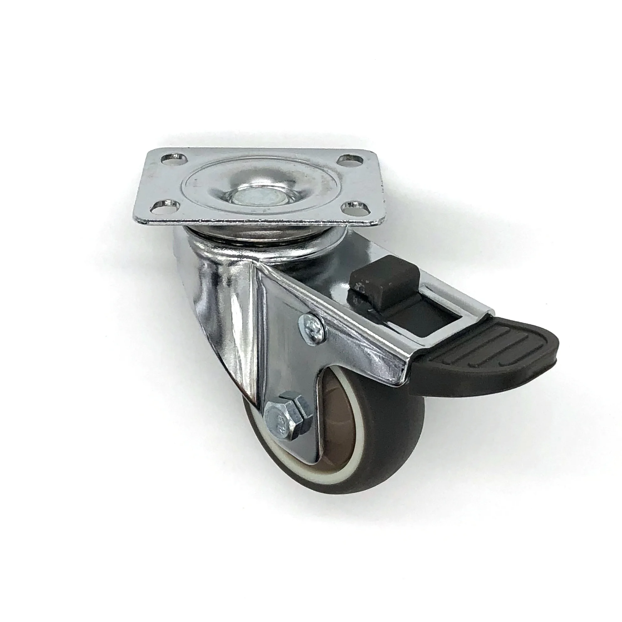 Newest Hot Sale Custom 2 Inch TPR Wheel Castor 50 mm Rubber Swivel Furniture Caster Wheels with Bearing