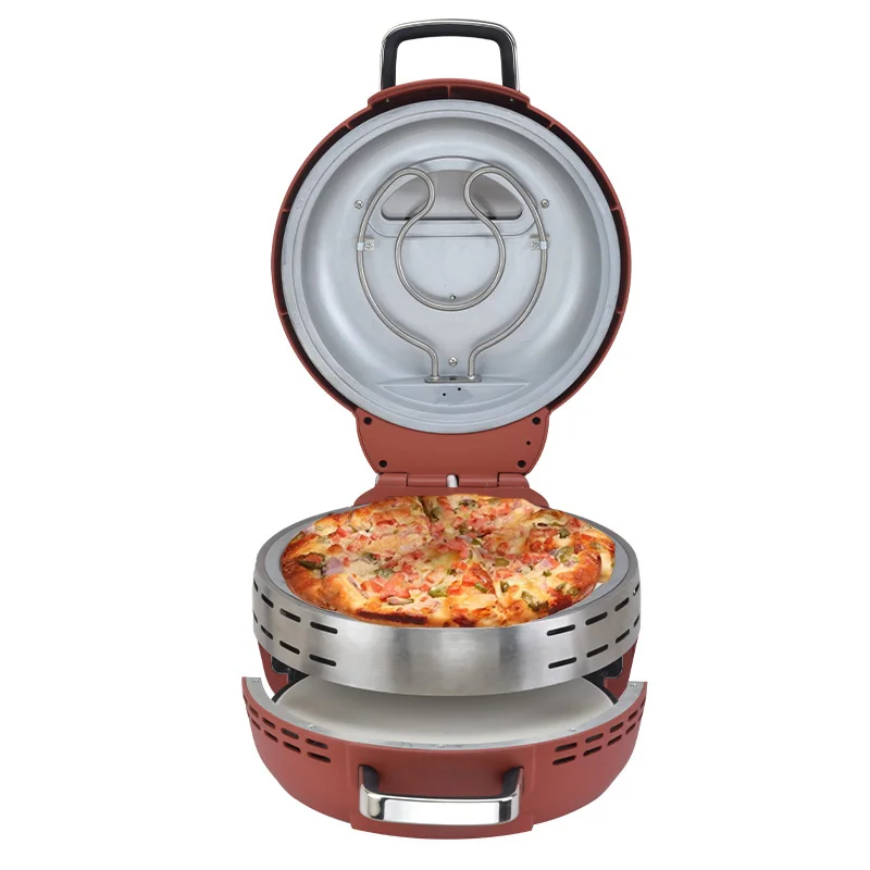 Fast Cooking Electric Pizza Oven Heats up 400 for Two Pizzas