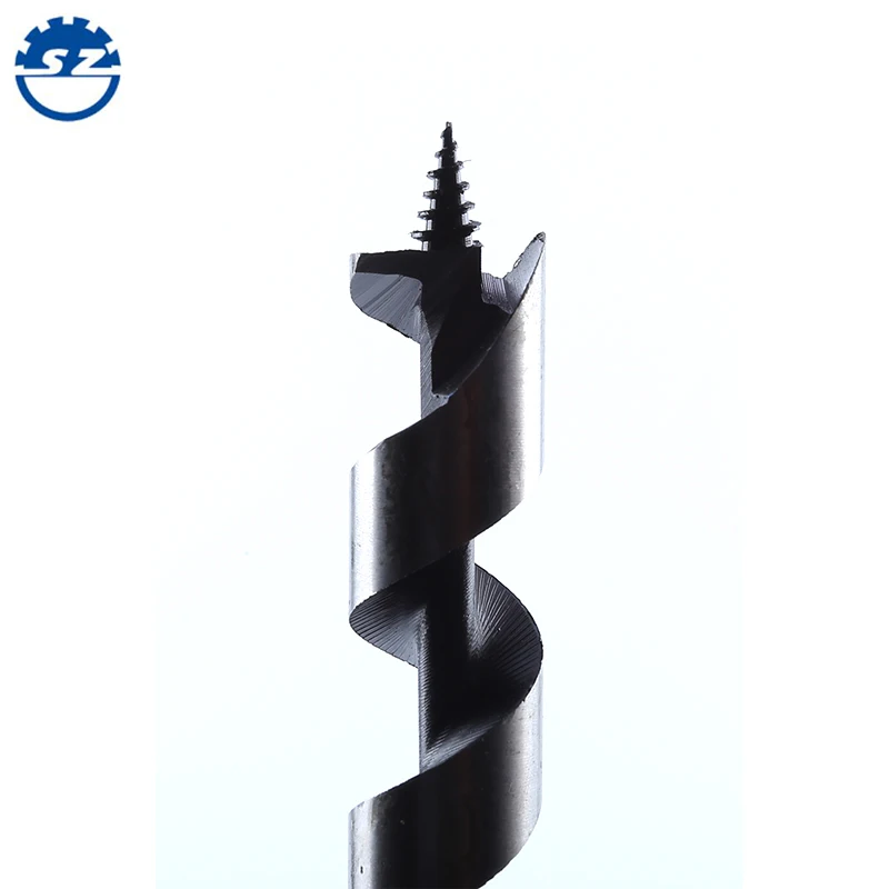 high carbon steel hex shank wood working auger drill bit for wooden drilling
