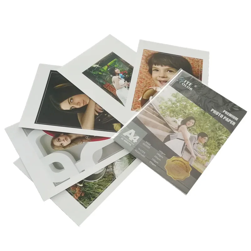240gsm Microporous Premium RC Papel Fotografico Glossy 4R 4X6 10X15