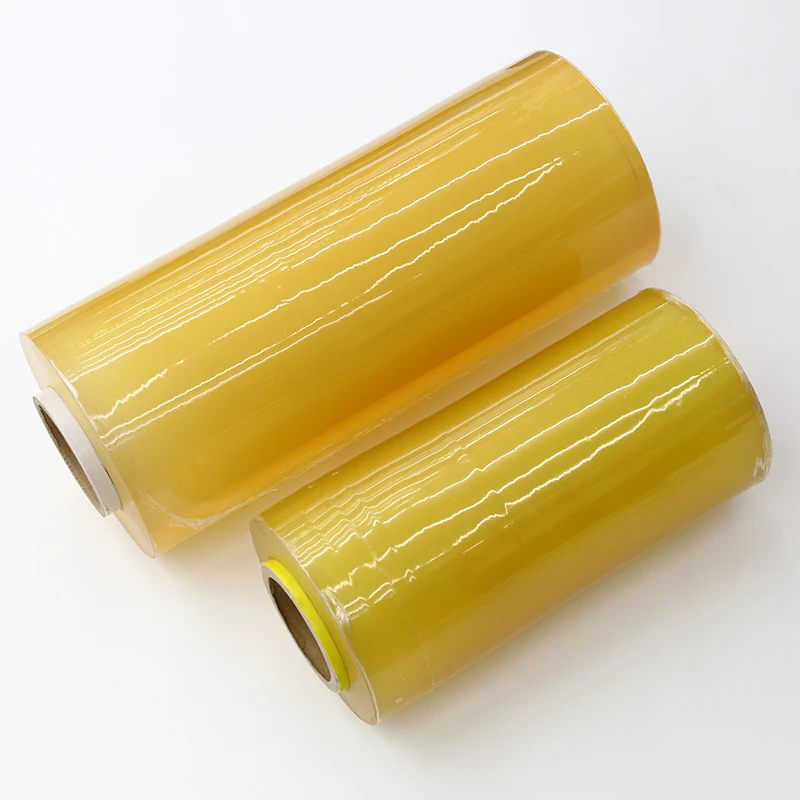 Food Grade PVC Cling Film Jumbo Roll Soft and Moisture-Proof Plastic Wrap to Keep Fruits and Vegetables Fresh