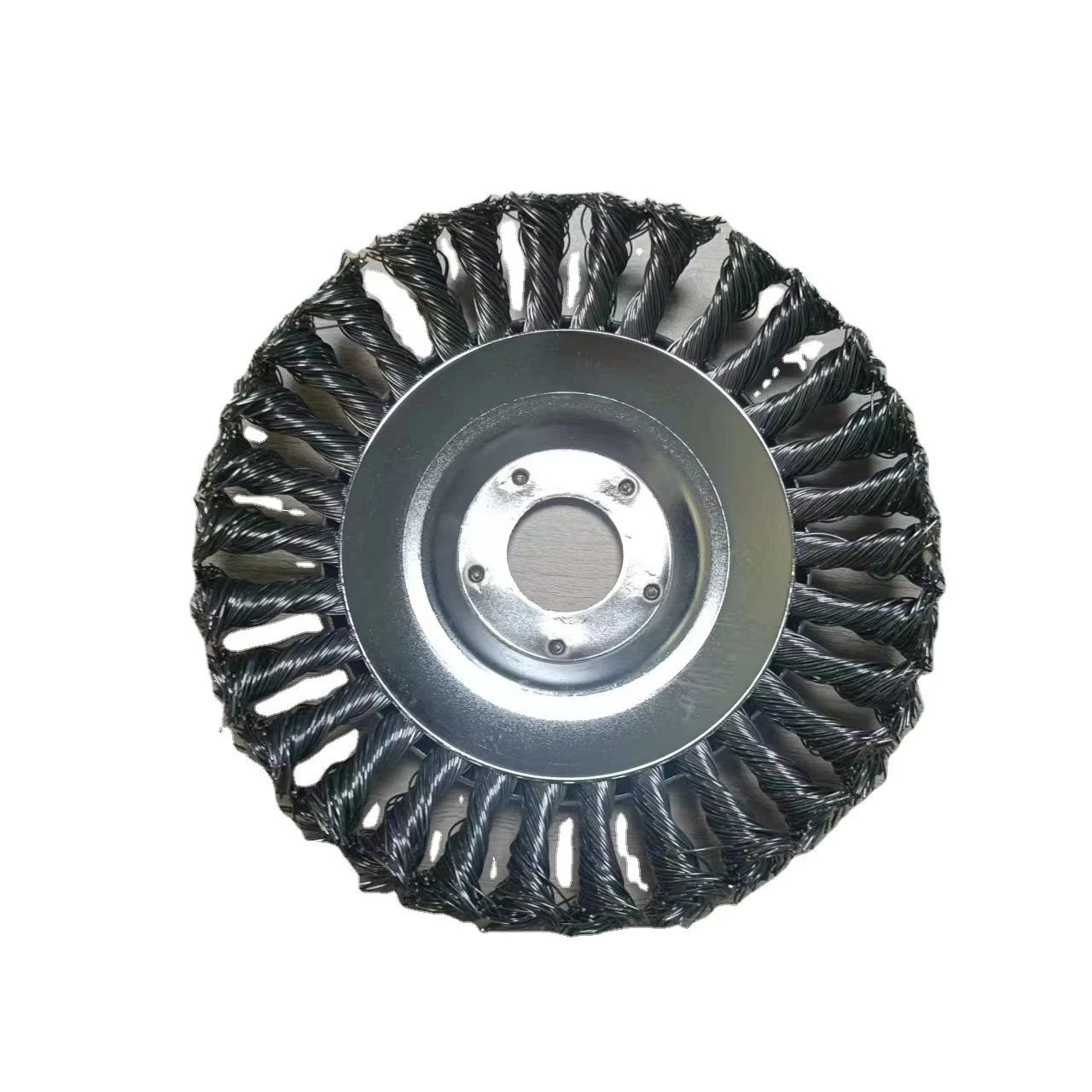 6 Inch Grass Trimmer Accessories Brush Cutter Metal Steel Mesh Wire Wheel For Grass Trimmer Equipment