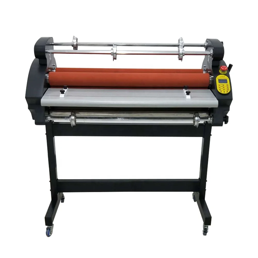 LK-880 850mm Heavy duty Electric A1 cold and hot roll laminator for crystal film