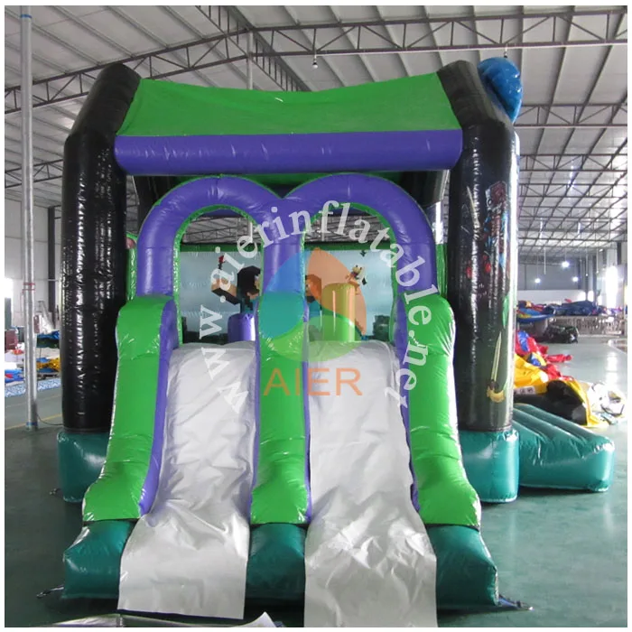 Hot sale inflatable Minecraft bounce house party rental inflatable cartoon bouncy castle
