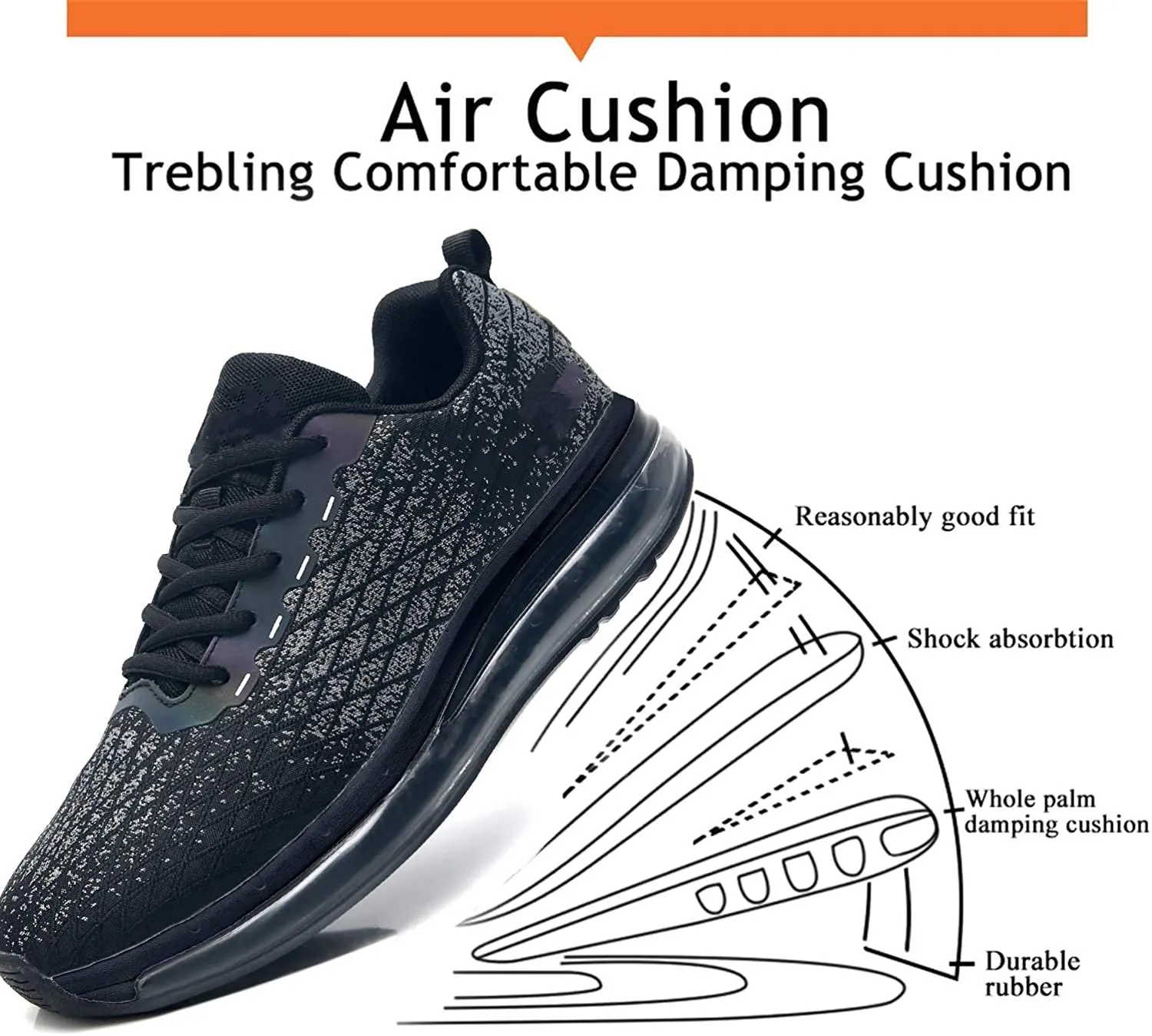FREE SAMPLE Men Sports Footwear Tennis Breathable Sneakers Jogging Lightweight Shoes Gym Jogging shoes