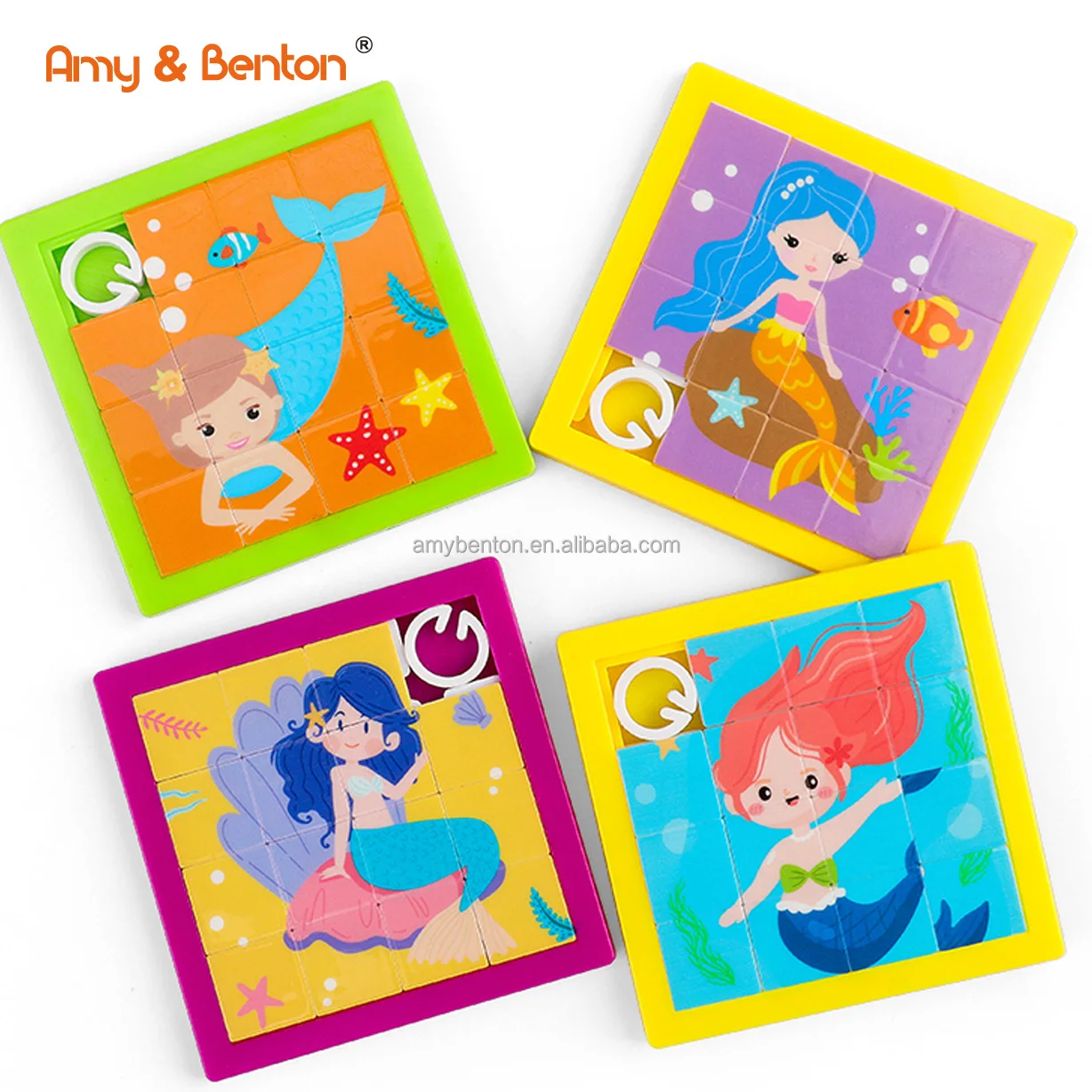 Игрушка-пазл с русалкой