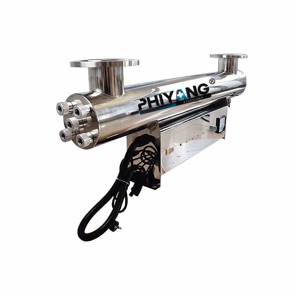 Water Treatment Machine 96GPM 440W 254nm Stainless Steel  Water Purification System For Water Storage Tank
