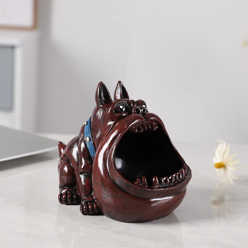 Design Dog Ashtray Hot Sale Colorful Simple Smoking Resin Ashtray