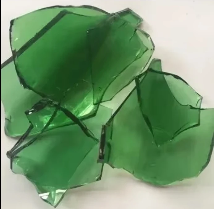 Float Irregular Glass Cullets Recycled Crystal Flat Glass Cullets for Sale Scrap Used to Make Glass